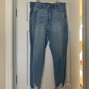 American Eagle Super Hi rise Jegging Crop